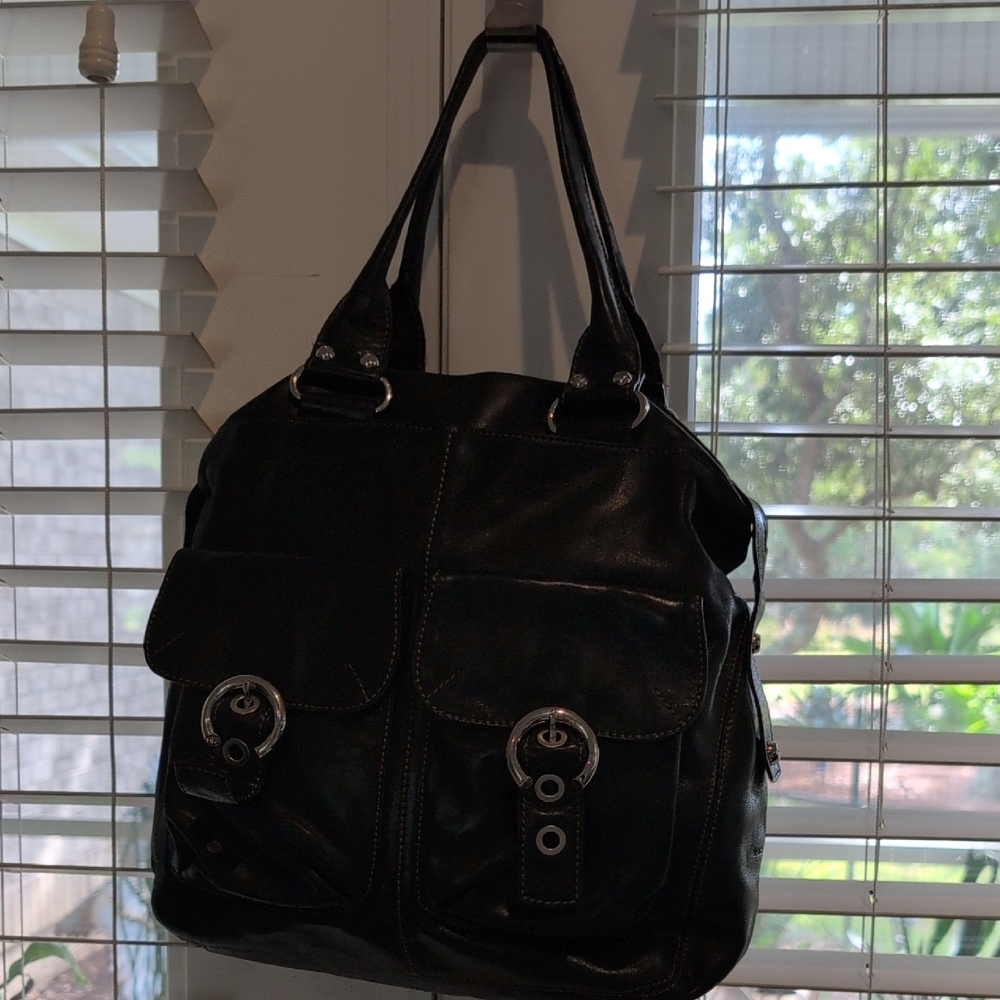 Francesco Biasia Black Shoulder Bag